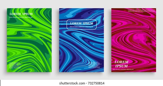 Brochure template with marble background. cover backdrop for banner or poster design