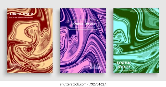 Brochure template with marble background. cover backdrop for banner or poster design