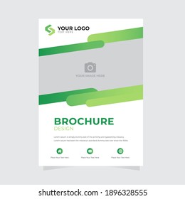 Brochure Template Modern Abstract Vector Design Corporate Business Layout Leaflet