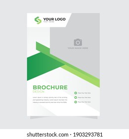 Brochure Template Modern Abstract Vector Design Corporate Business Layout Leaflet