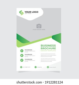 Brochure Template Modern Abstract Vector Design Corporate Business Layout Leaflet