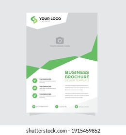 Brochure Template Modern Abstract Vector Design Corporate Business Layout Leaflet