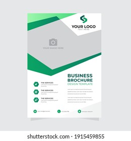Brochure Template Modern Abstract Vector Design Corporate Business Layout Leaflet