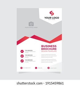 Plantilla de folleto Diseño de vectores abstractos modernos Diseño de diseño empresarial Folleto de diseño empresarial