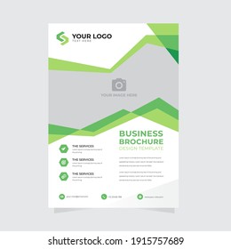 Brochure Template Modern Abstract Vector Design Corporate Business Layout Leaflet