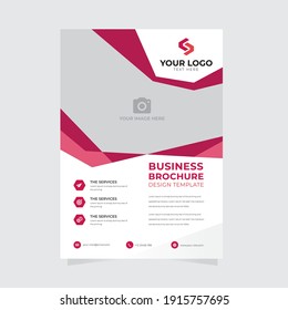 Brochure Template Modern Abstract Vector Design Corporate Business Layout Leaflet