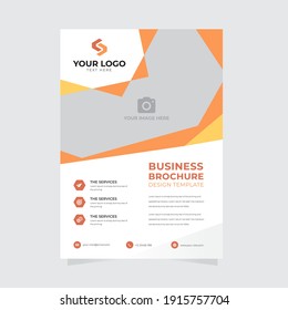 Brochure Template Modern Abstract Vector Design Corporate Business Layout Leaflet