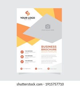 Brochure Template Modern Abstract Vector Design Corporate Business Layout Leaflet