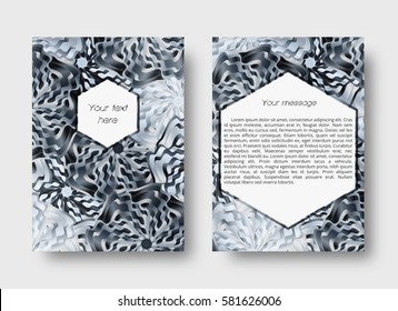 Brochure template with place for text