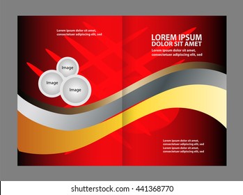 Brochure template vector
