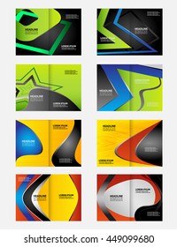Brochure template vector
