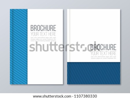 brochure template vector corporate business stationery stock vector brochure backgrounds