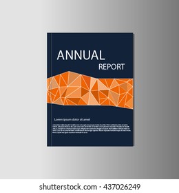 Brochure template,business technology annual report brochure flyer design template vector,annual credit report ,in A4 size