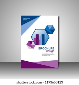 Brochure template.magazine.modern flyer design.vector illustration