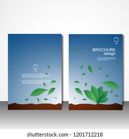 Brochure template.magazine.modern flyer design.vector illustration