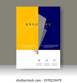 Brochure template.magazine.modern flyer design.vector illustration