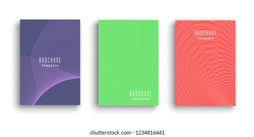 Brochure Templates With Abstract Designs