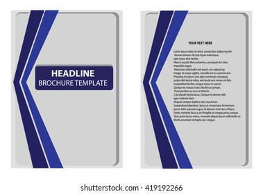 brochure templates design a4 Brochure Flyer design vector template 