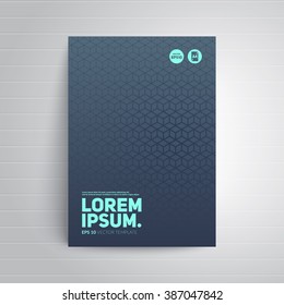Brochure title sheet design.