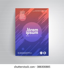 Brochure title sheet design