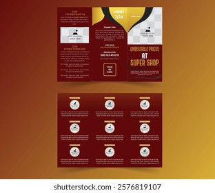 Brochure tri fold ,I can create customized designs for you, which will perfectly fit your business. 