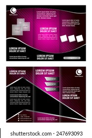 Brochure tri fold template 