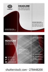 Brochure tri fold template
