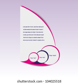 Brochure, vector