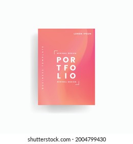 Brochure vector background with holograms