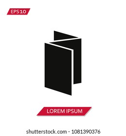 Brochure vector icon