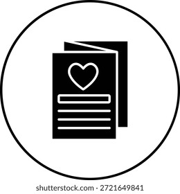 Icono de Vector de folleto. Se puede utilizar para aplicaciones de impresión, móviles y de Web.