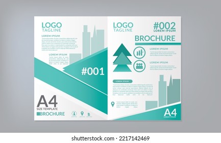 Brochure vector illustration template in A4 size. editable poster, pamphlet, poster design. suitable for promotion