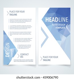 brochure vector modern advertising poster or folder design template with blue three texture on white scene brochure white conceptual background scene numeric performance fashionable business blue luxu