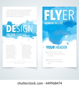 brochure watercolor layout template design magazine abstract abstract vector brochure watercolour template flyer blueprint design elements brochure watercolor layout template design magazine abstract