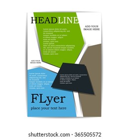 Brochure for your design. A4 size. Business.