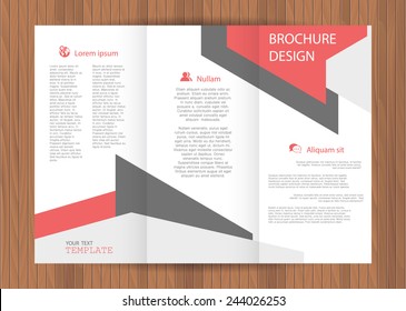 Brochures, booklets, can be used as an advertisement, invitation, etc.