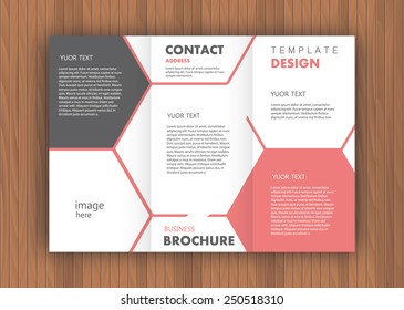 Brochures, booklets, can be used as an advertisement, invitation, etc.