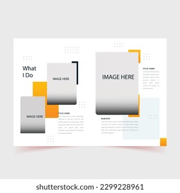 brochures template layout design with cover page design and use for flyers, presentations, leaflet, magazine, book, Business company profile, annual report