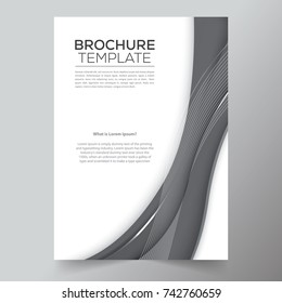 Brockhure template with backgraund abstract