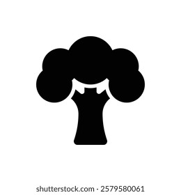 Brocoli Glyph Icon. Brocoli Icon