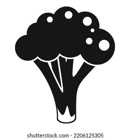 Brocoli icon simple vector. Food cabbage. Plant salad