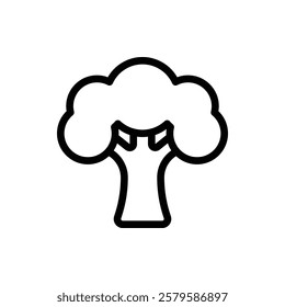 Brocoli Outline Icon. Brocoli Icon