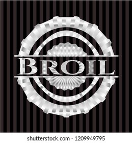 Broil silver emblem