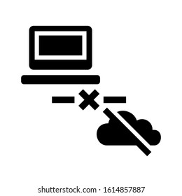 broke connection icon isolated sign symbol vector illustration - high quality black style vector icons
