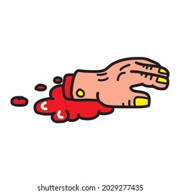 Broken Arm Streetwear and Edgy Logos, in Red and Brown for Commercial Use