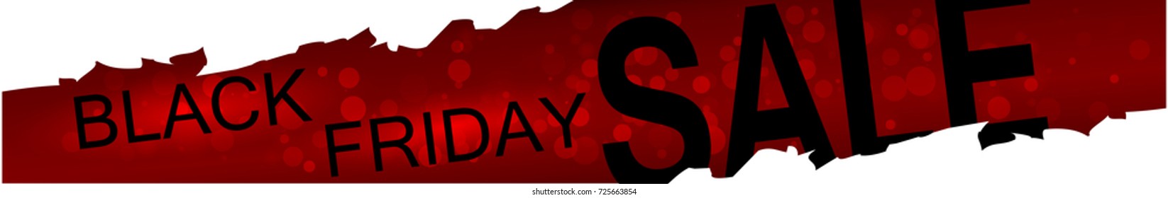 Broken banner for Black Friday.