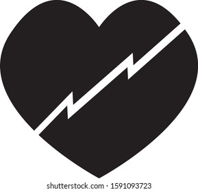 broken black heart, the lost love