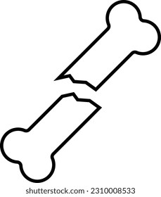 rotura ósea rota brazo roto Contorno