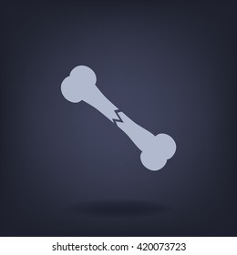 The broken bone icon