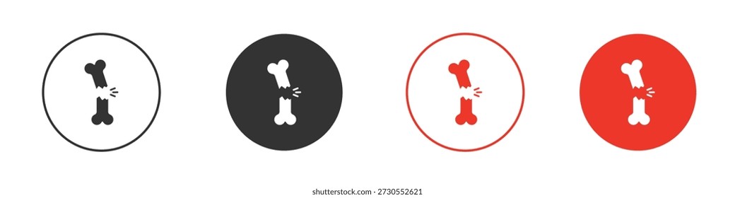 Ícone de bone quebrado para ui ou ux isolado em branco para aplicativo móvel, editável